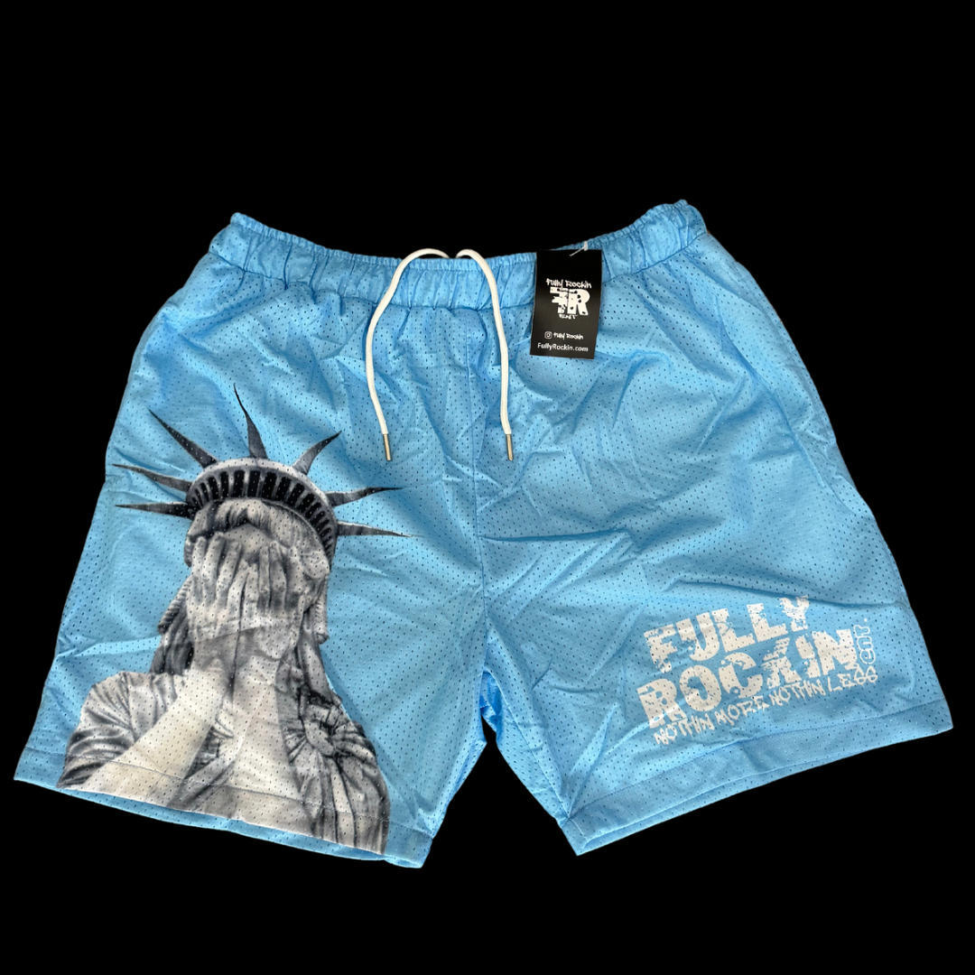 UNC Blue Fully Liberty Shorts