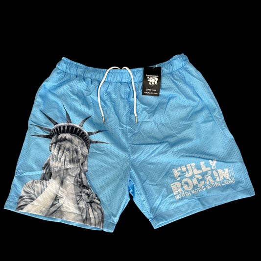 UNC Blue Fully Liberty Shorts