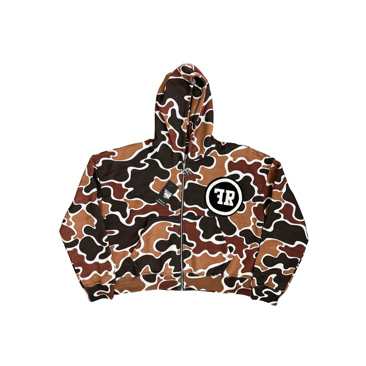 Fully Rockin Camo Zip Up Hoodie