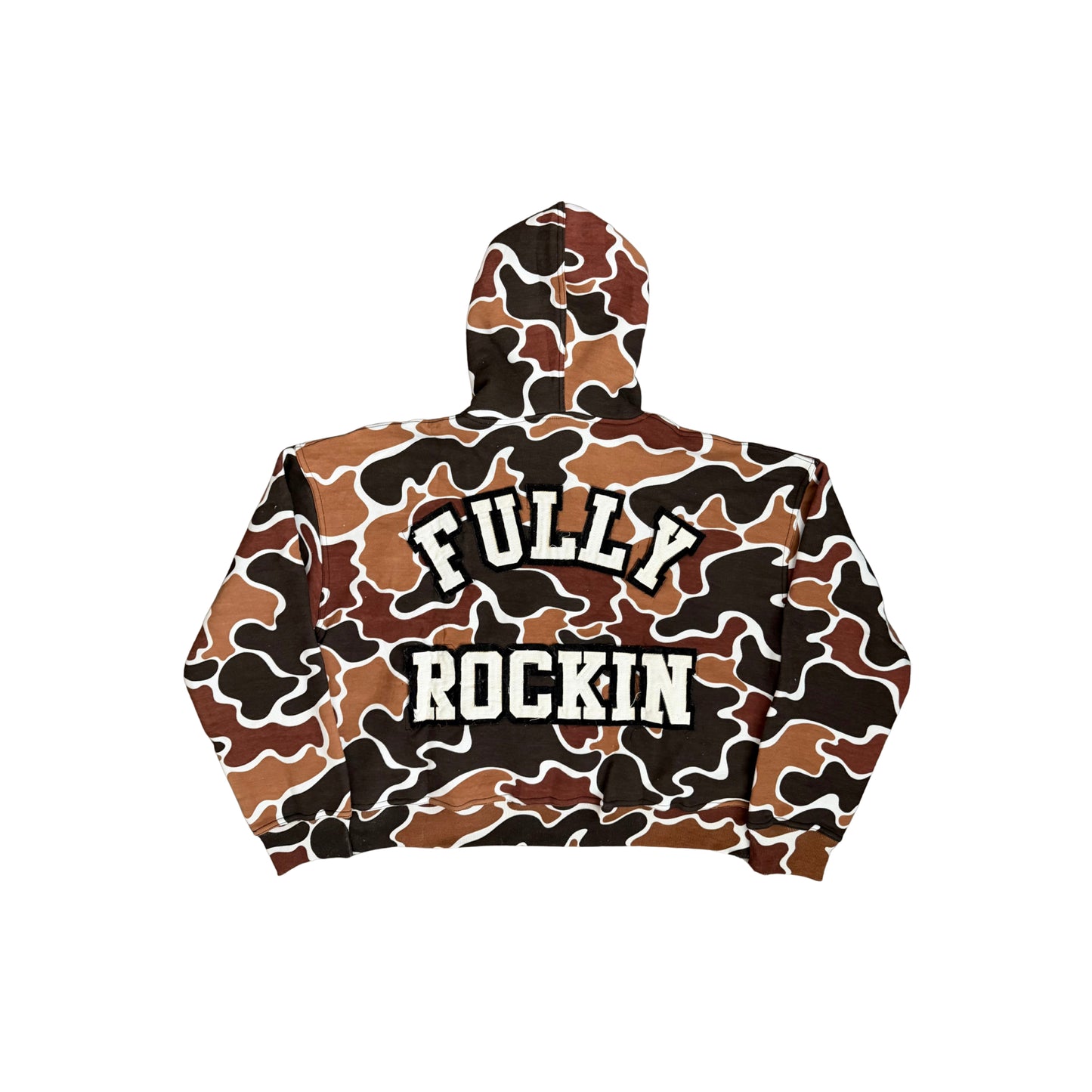 Fully Rockin Camo Zip Up Hoodie